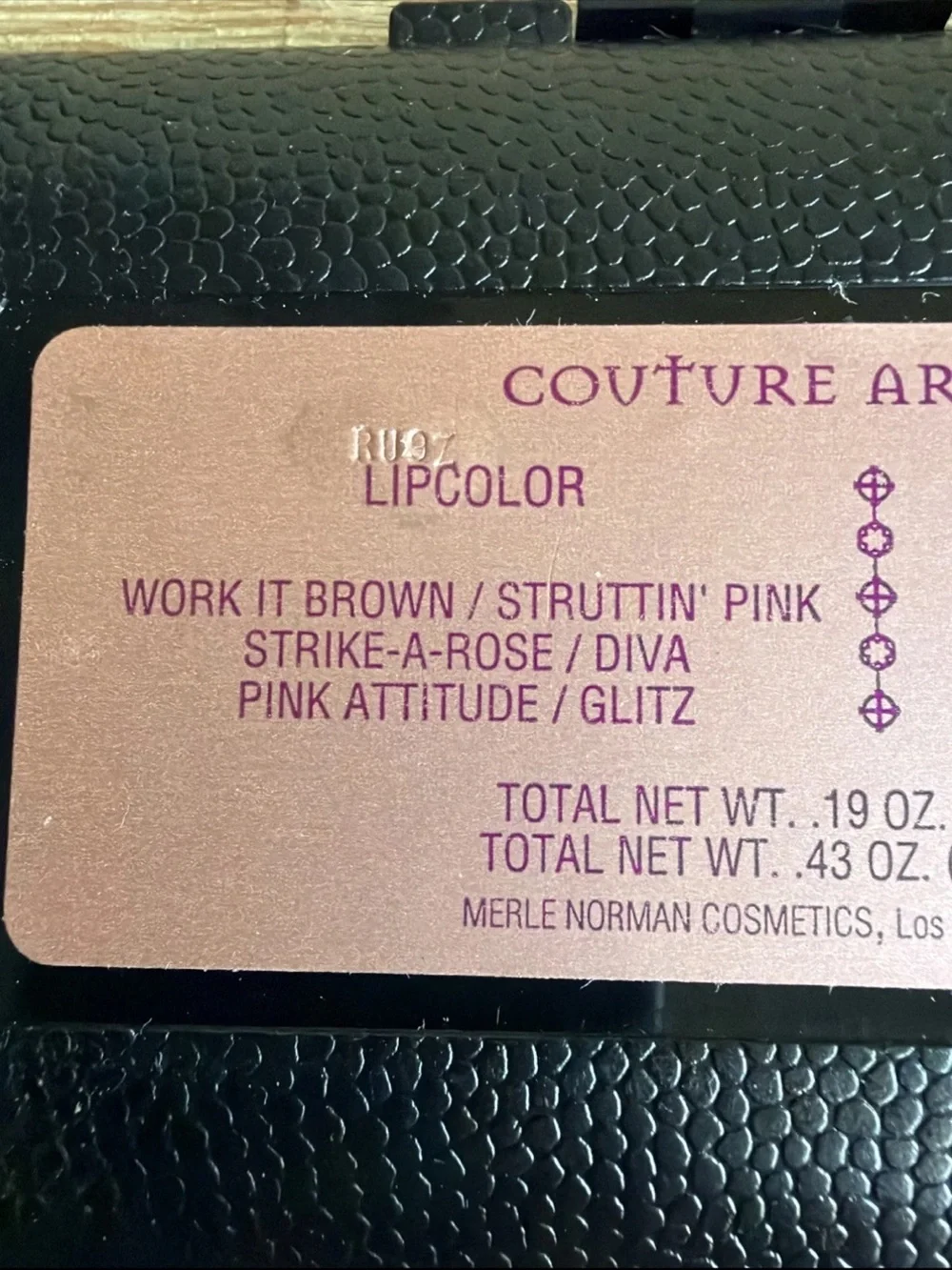 Merle Norman Couture Artwear Lip & Eye Color Palette Limited Edition Makeup